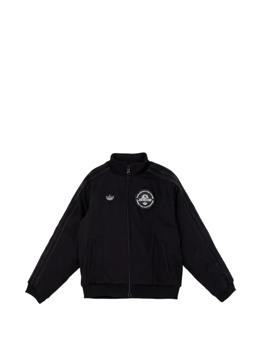 adidas Kids logo-patch jacket - Nero