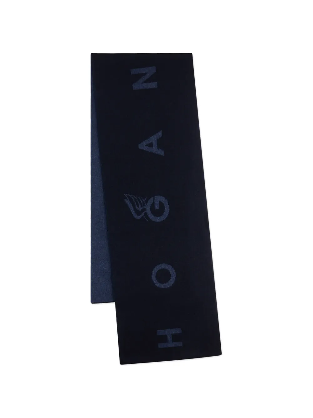 Hogan logo scarf - Blu