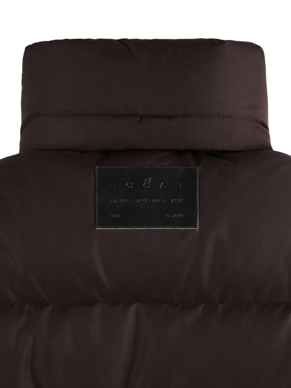  Hogan Deconstruct Puffer Jacket - Brown 