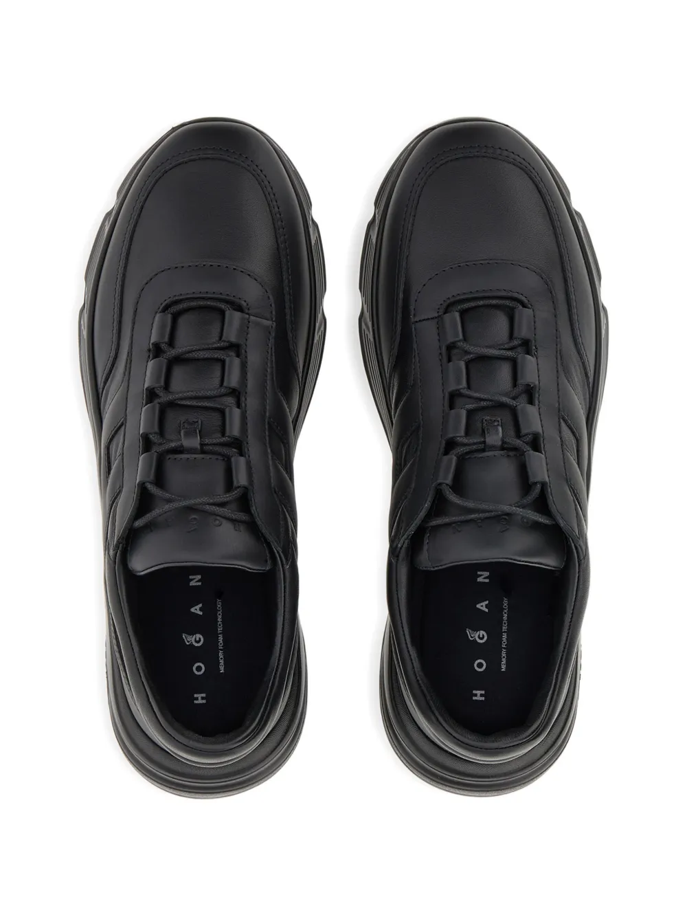 Hogan Leren sneakers Zwart