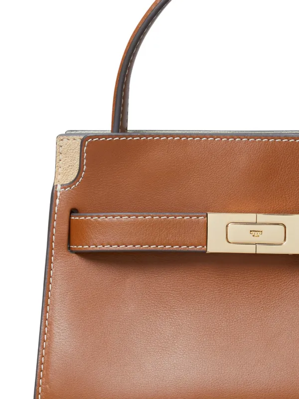 Tory Burch Petite Lee Radziwill Double Bag | Brown | FARFETCH
