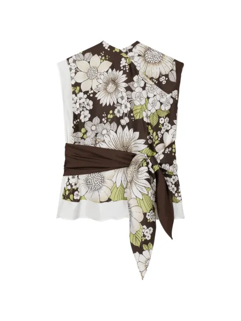 Tory Burch printed silk top