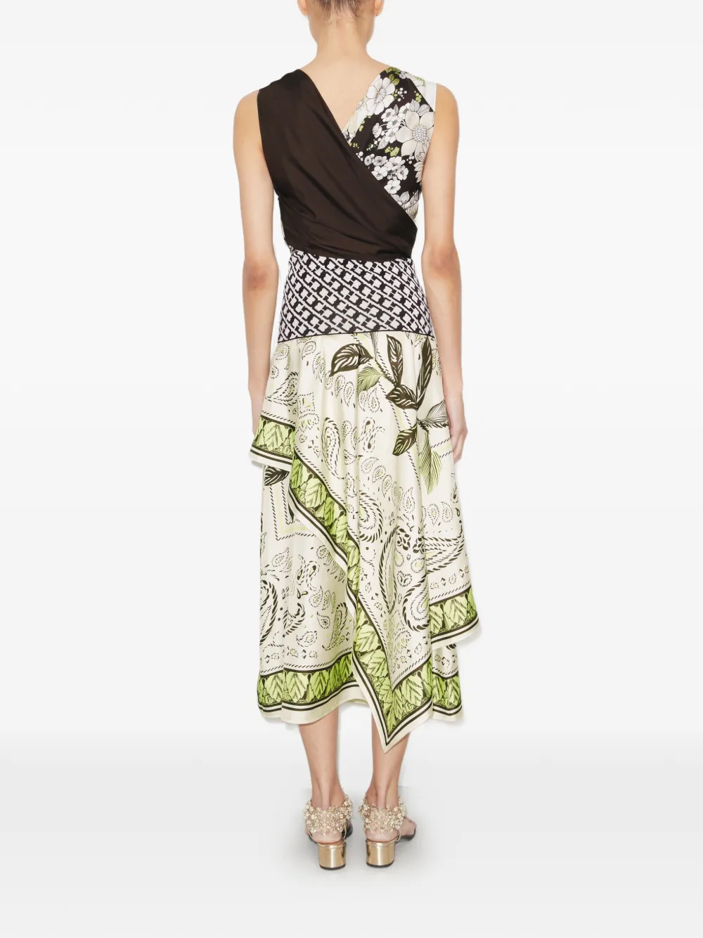 Tory Burch Zijden top Bruin