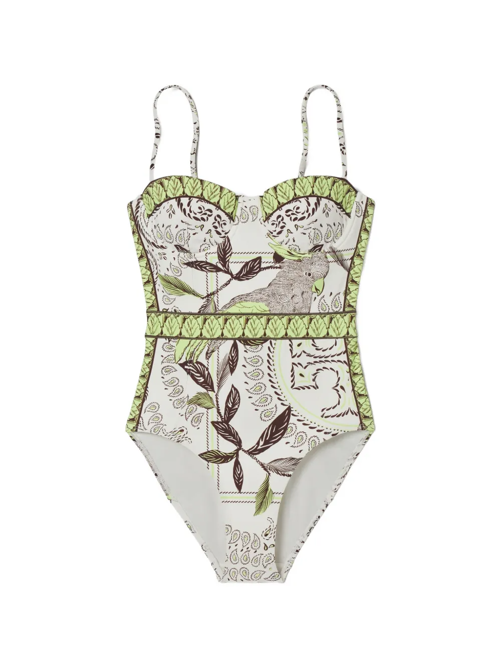 Tory Burch printed swimsuit - Toni neutri