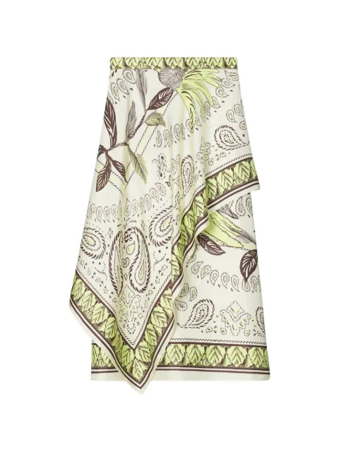 Tory Burch soie écharpe wrap jupe