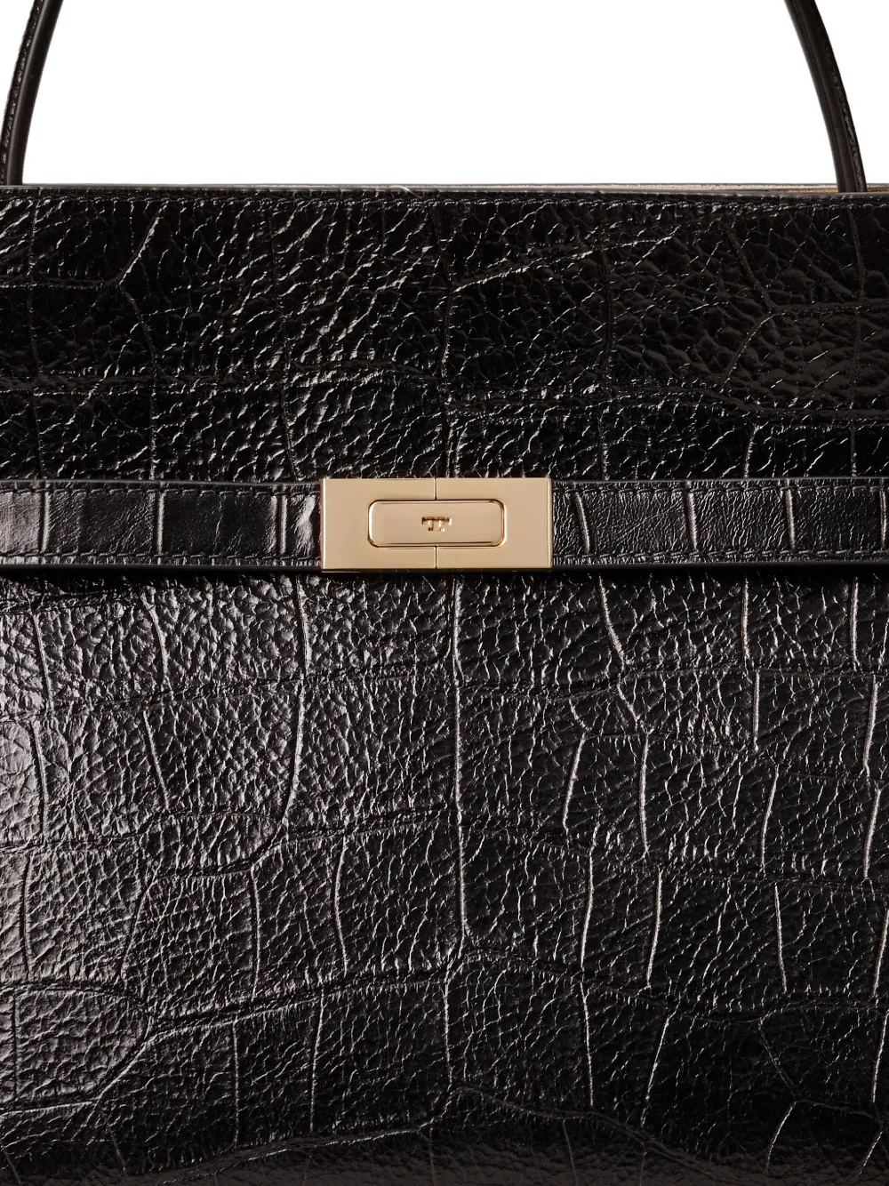 Tory Burch Kleine Lee Radziwill tas met dubbele vak Zwart