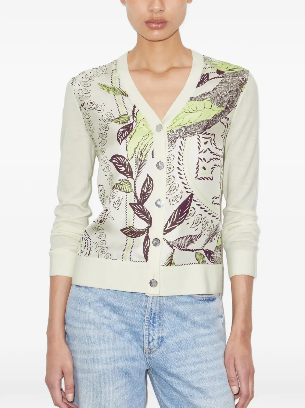 Tory Burch Zijden vest Beige