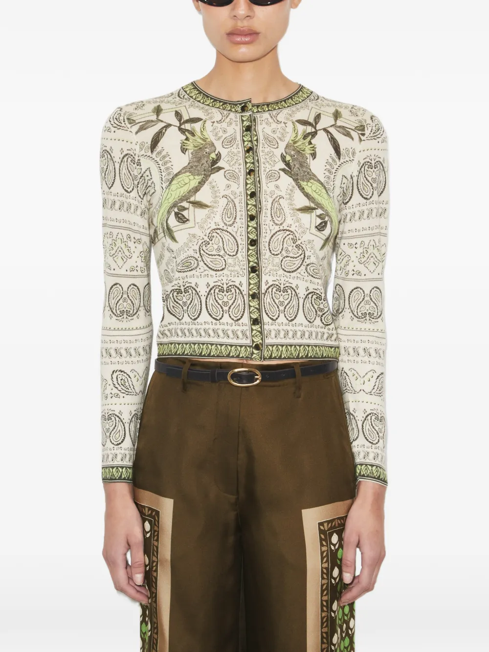 Tory Burch Wollen vest Beige