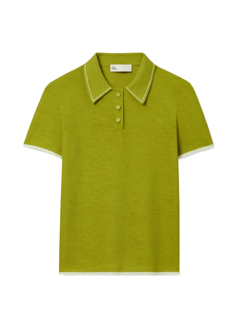 Tory Burch wool polo top - Verde
