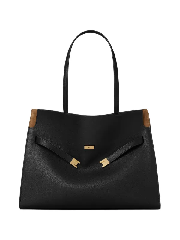 Tory Burch Lee Radziwill Tote in Black