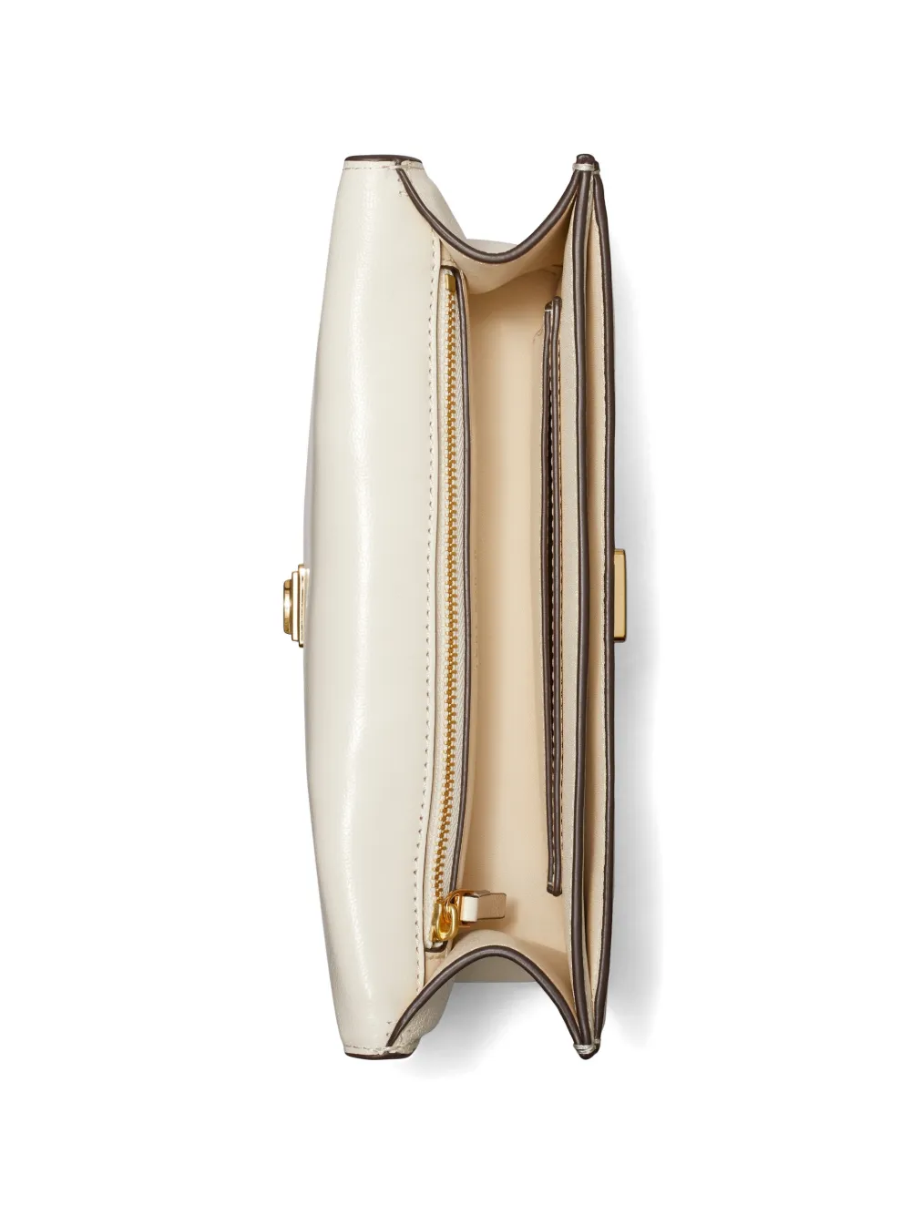 Tory Burch Fleming kleine schoudertas Beige