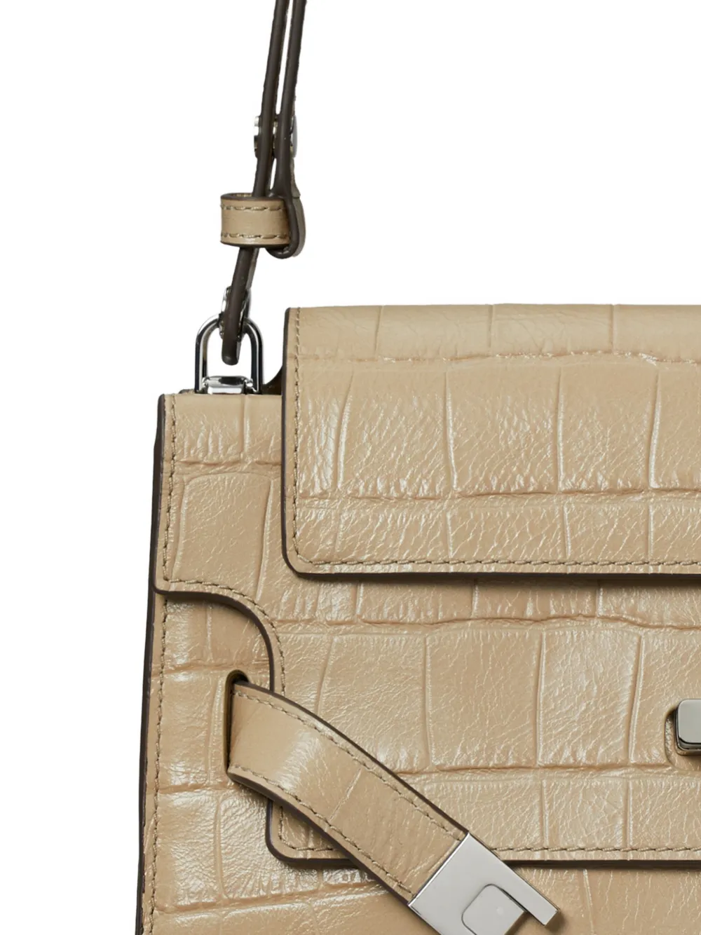 Lee Radziwill embossed shoulder bag