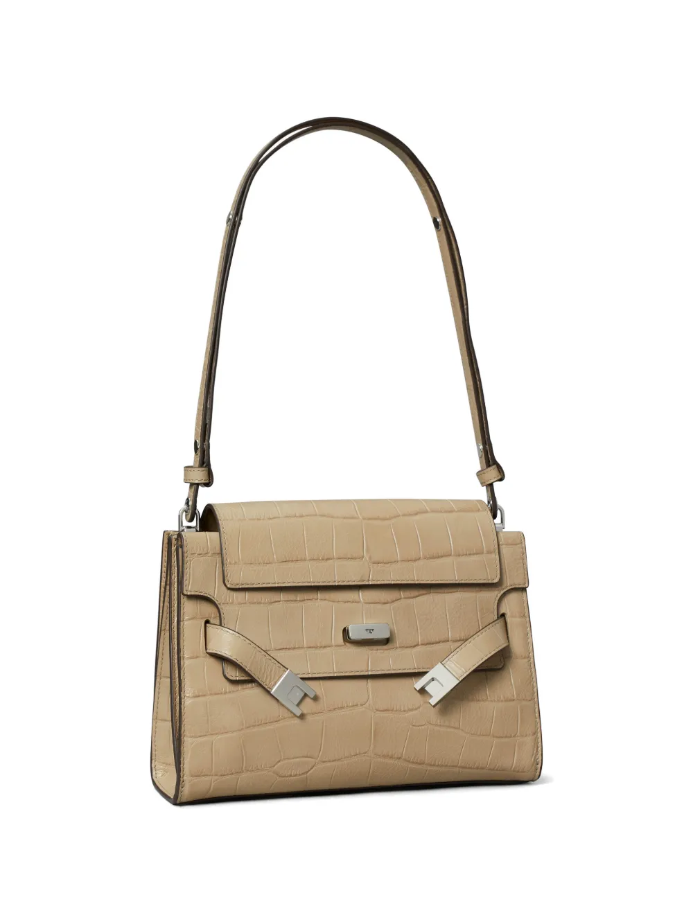 Lee Radziwill embossed shoulder bag