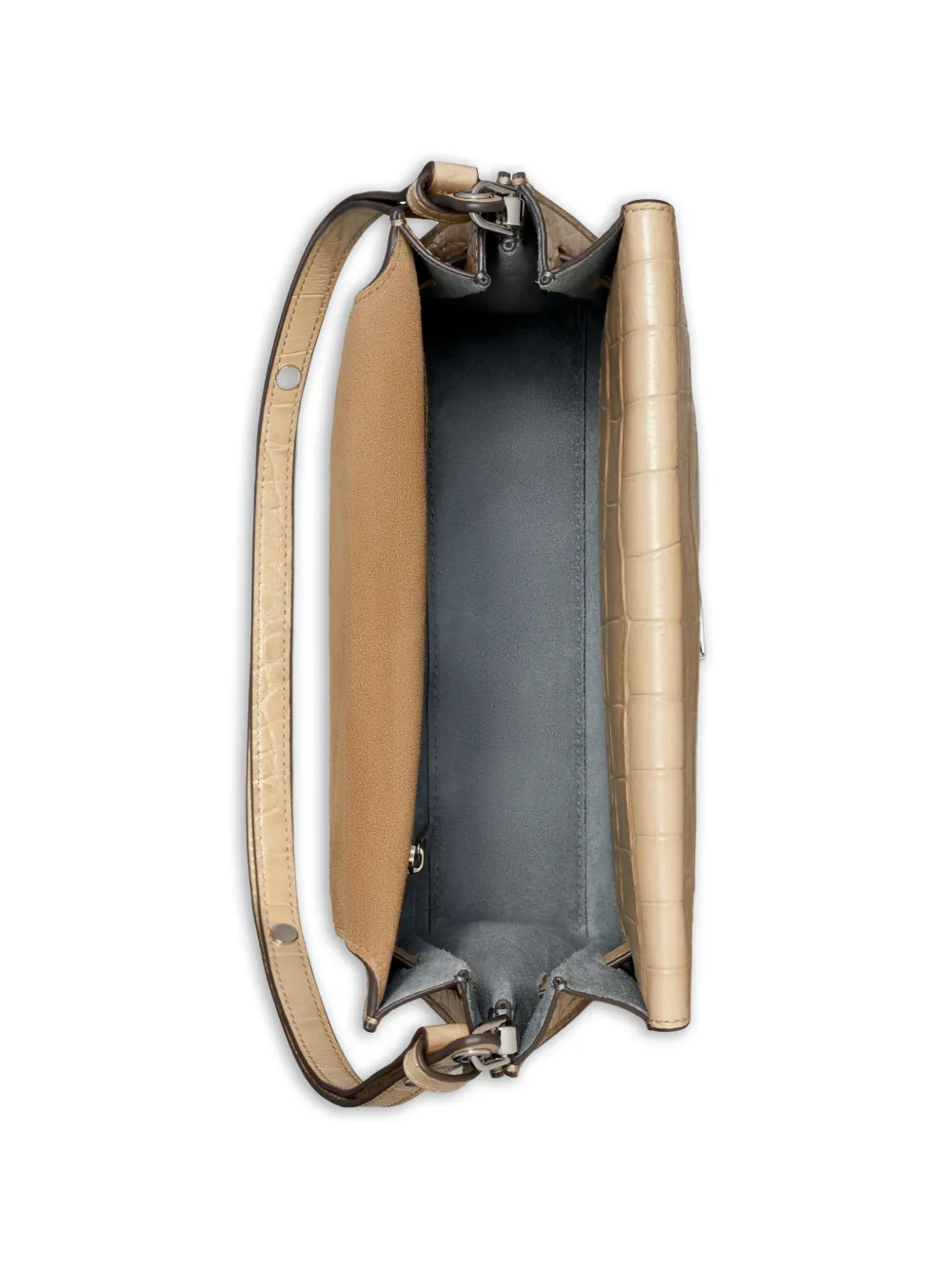 Lee Radziwill embossed shoulder bag