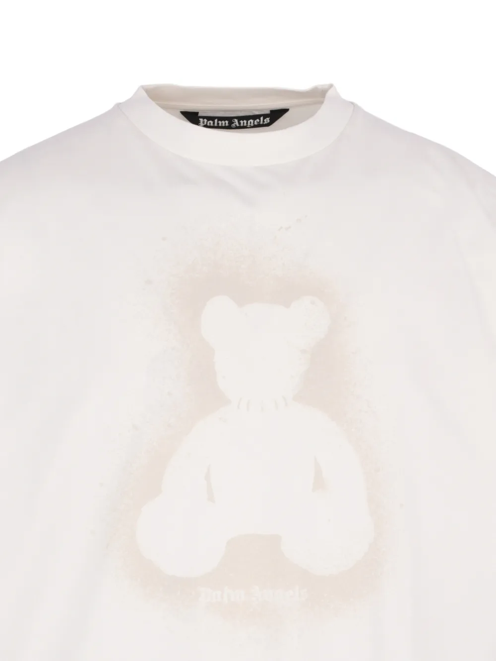 Palm Angels T-shirt met beerprint Beige