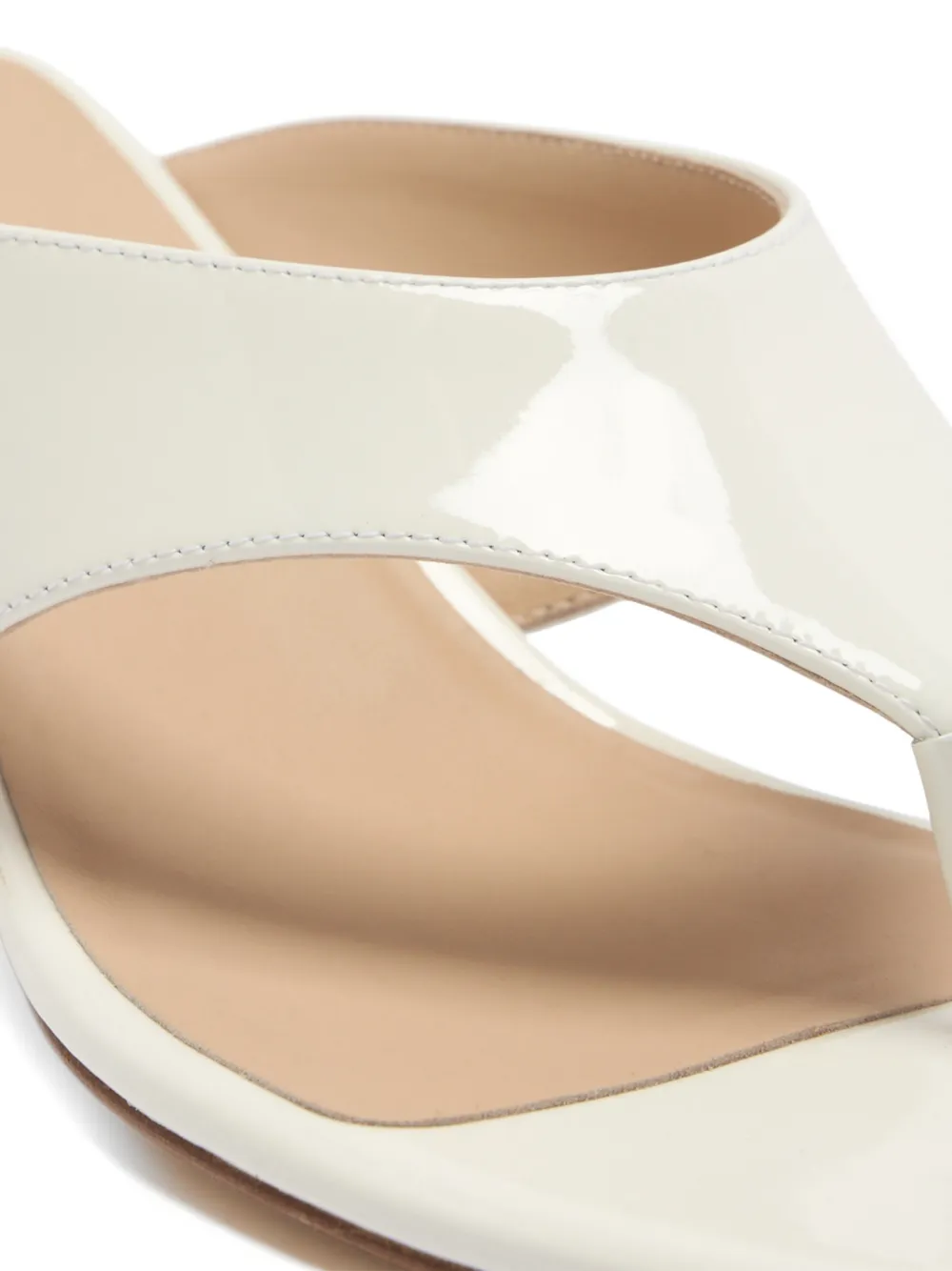 Stuart Weitzman Vinnie sandalen met sleehak Wit