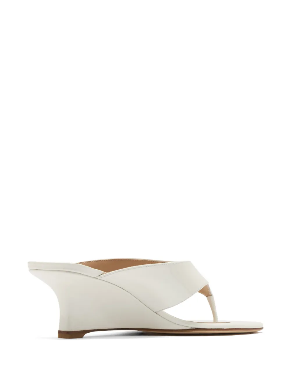 Stuart Weitzman Vinnie sandalen met sleehak Wit