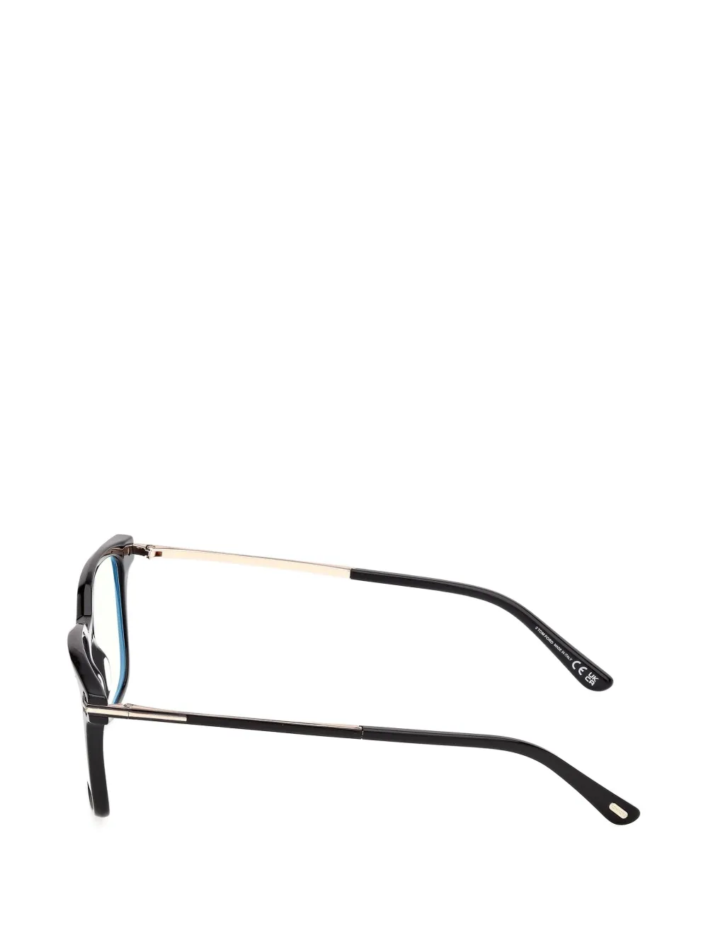 TOM FORD Eyewear Bril met vierkant montuur Zwart