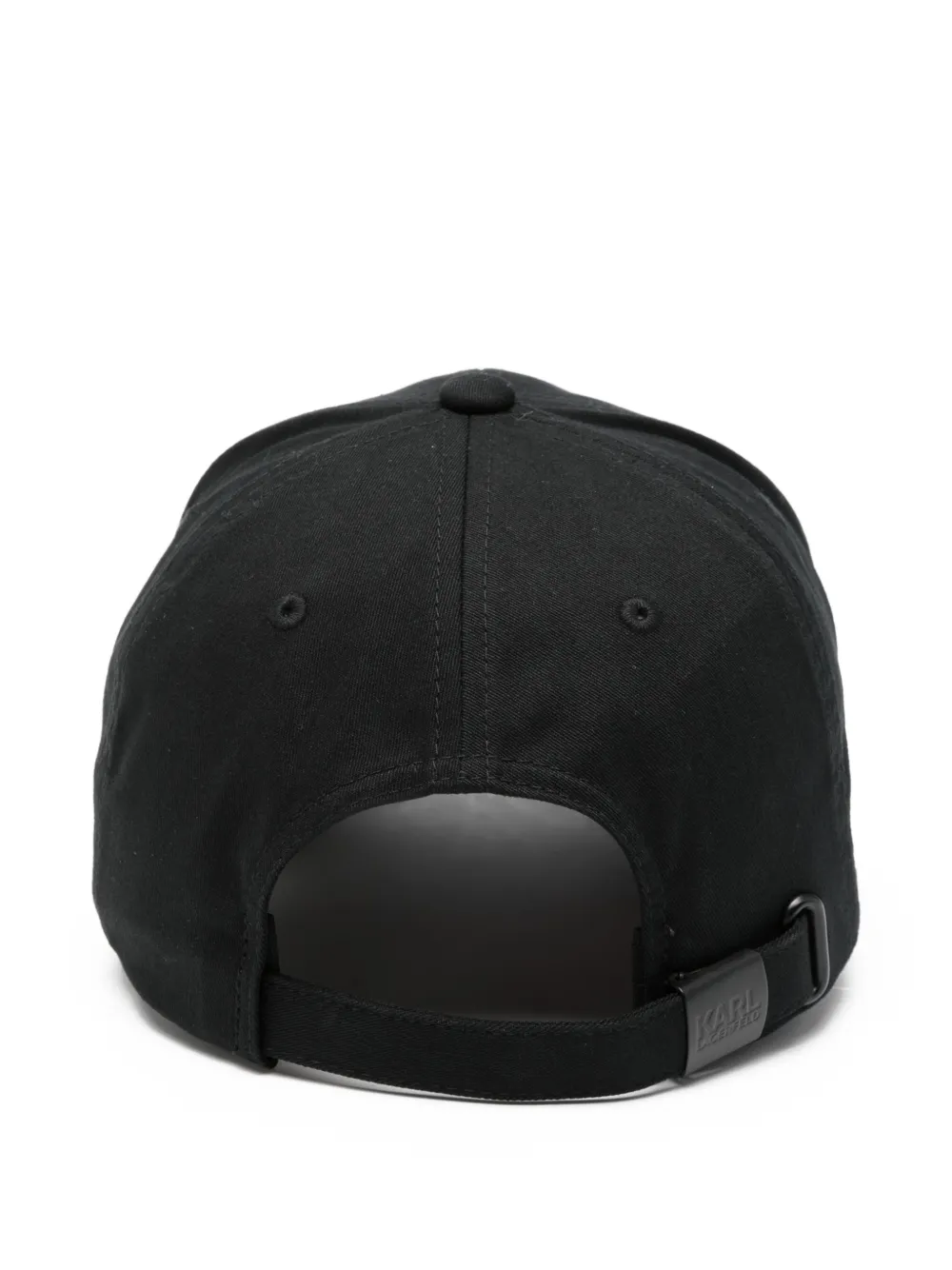  Karl Lagerfeld Logo Baseball Cap - Black 