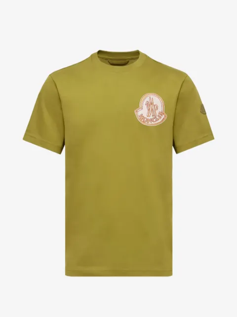 Moncler crew-neck logo-print T-shirt