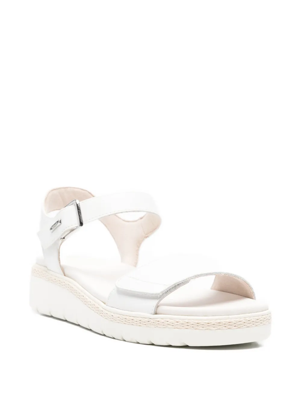TAMARIS Slippers met logopatch Wit