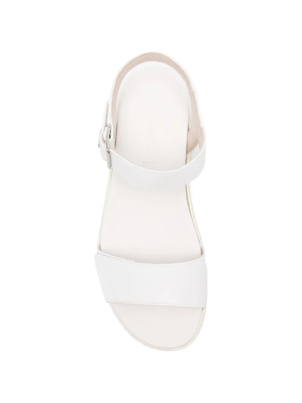TAMARIS Slippers met logopatch Wit