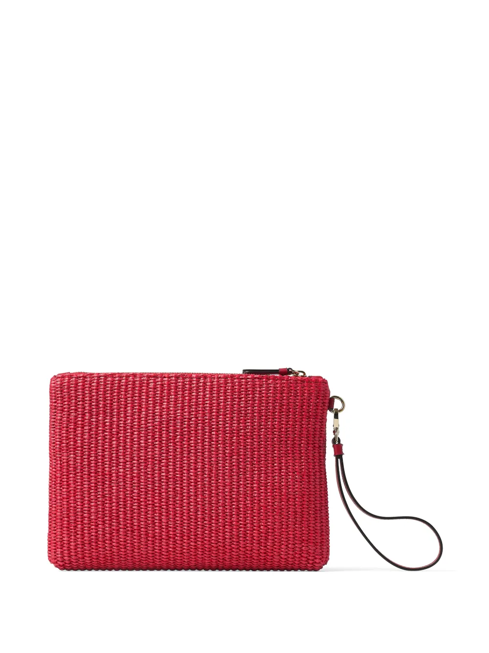  Jimmy Choo Zip Fastening Clutch Bag - Red 