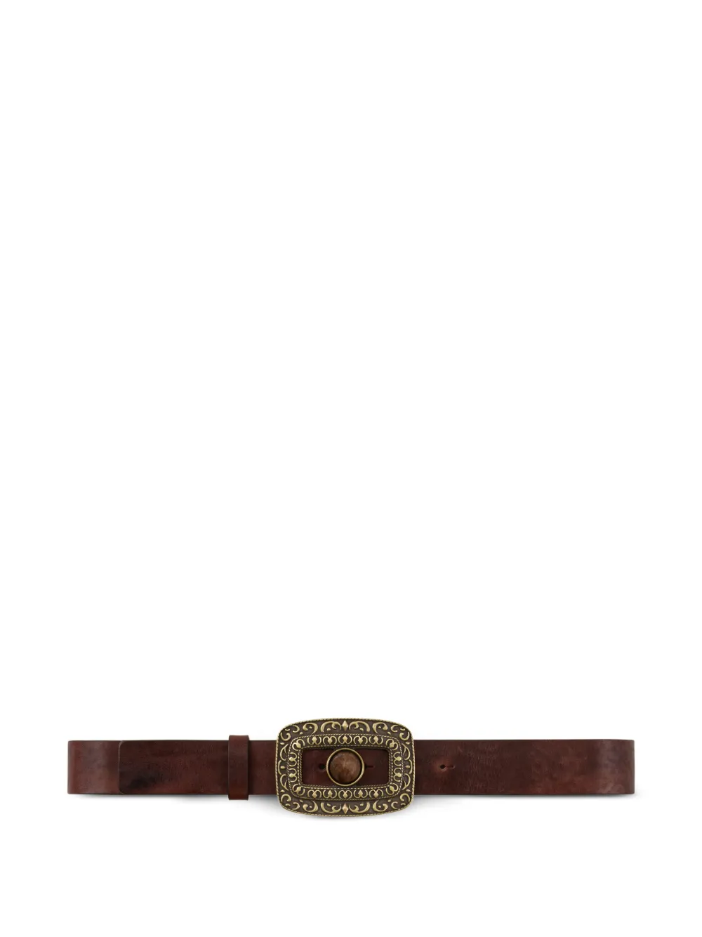Ba&Sh Bonni buckle belt - Marrone