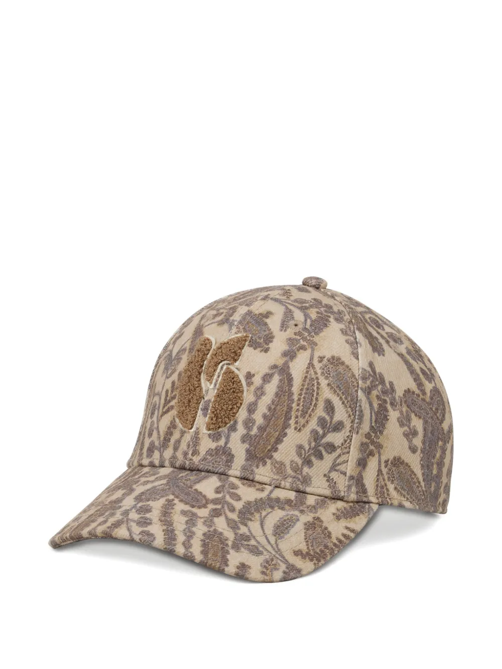  Ba&sh Hari Floral Embroidery Cap - Neutrals 