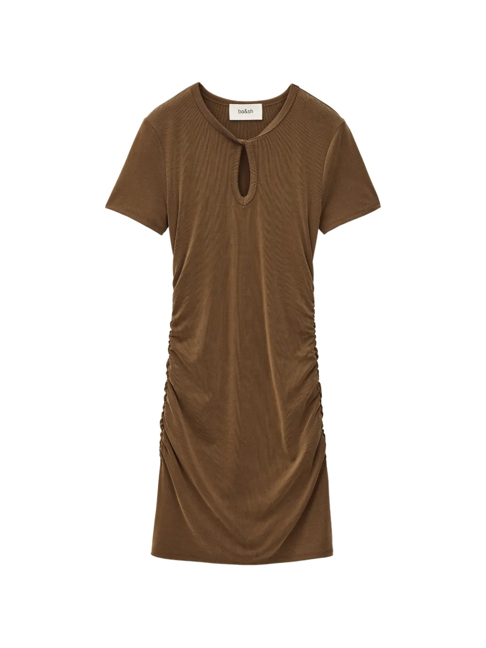Ba&Sh Beona keyhole mini dress - Braun