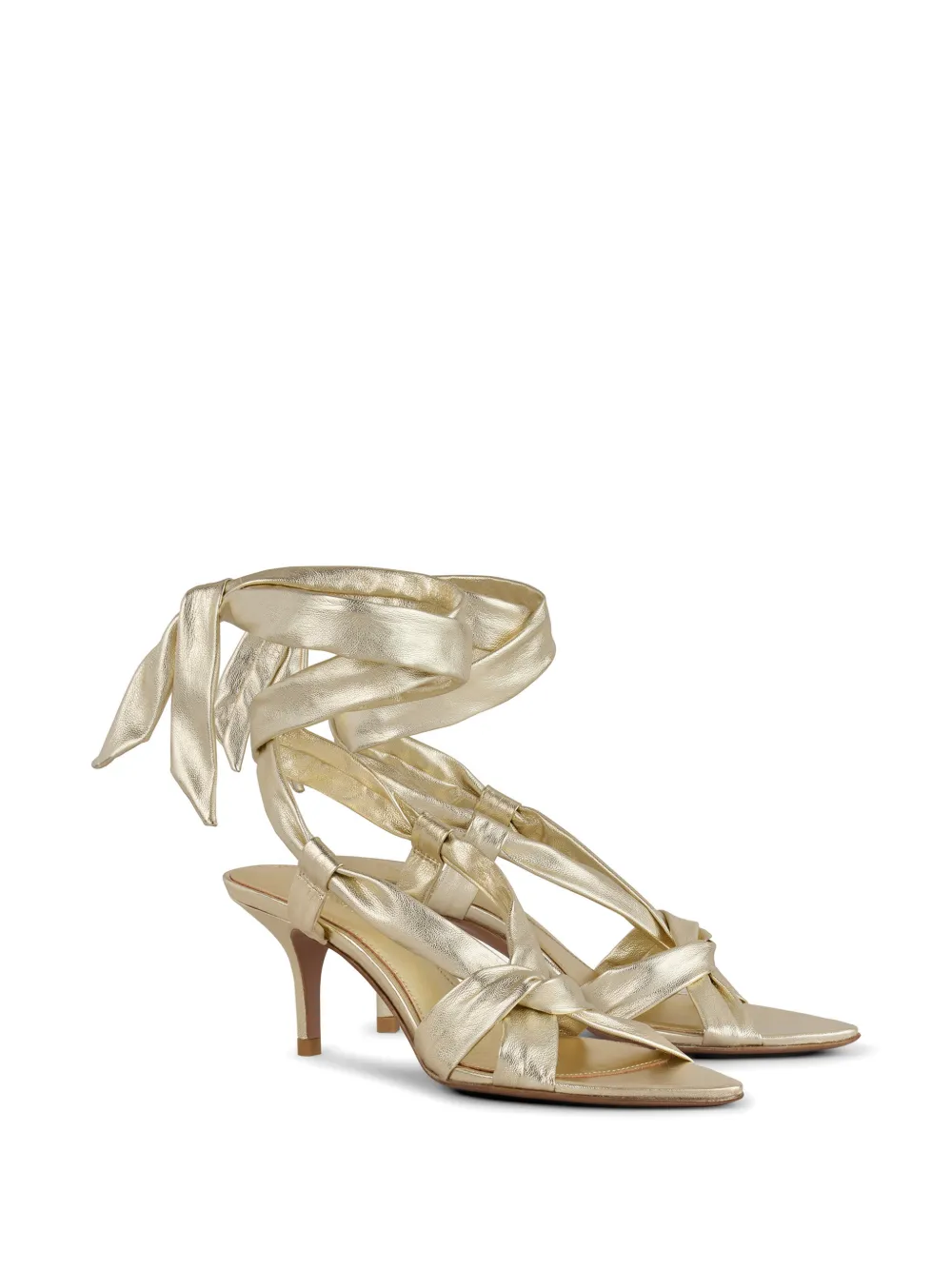 Ba&Sh Covilla sandalen met strikdetail Goud