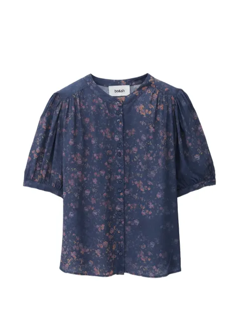 Ba&Sh Novella floral-print puff-sleeve top