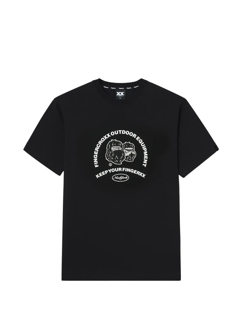 FINGERCROXX graphic-print T-shirt - Schwarz