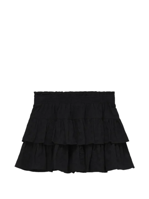 CHOCOOLATE falda corta con volantes