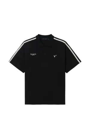 Cornier ストライプポロシャツ Mサイズ グレー系 Cornier | コルニエ