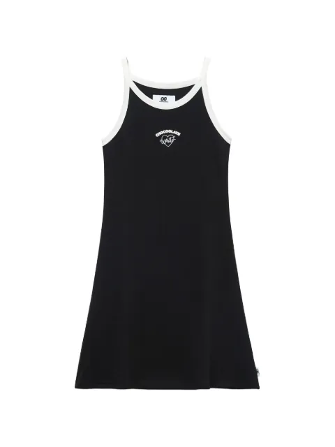 CHOCOOLATE Abito corto con bordo a contrasto