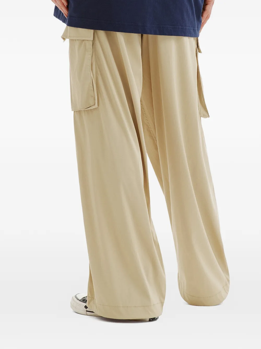  Chocoolate Wide-leg Cargo Pants - Neutrals 