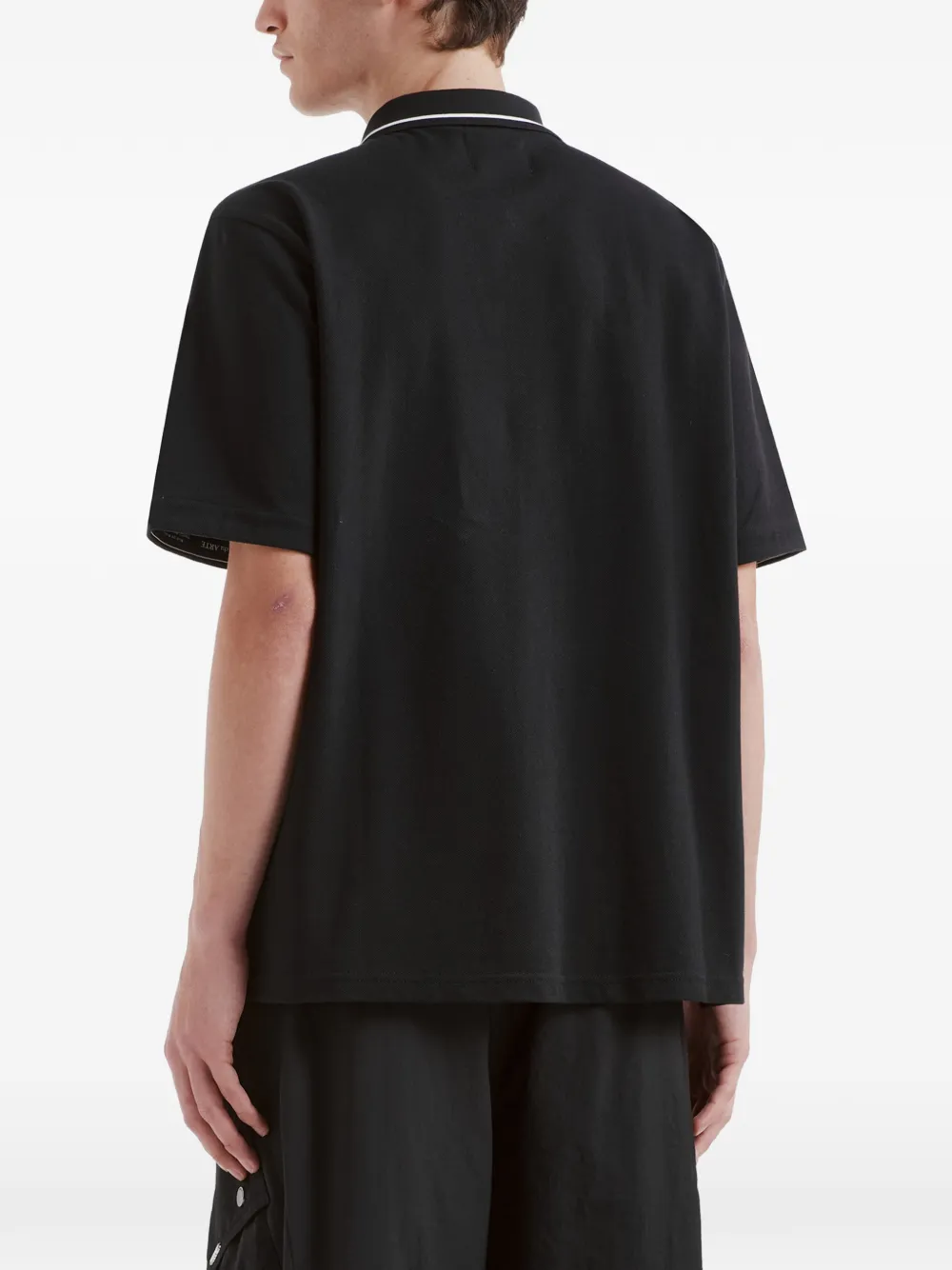  Musium Div. Logo Polo Shirt - Black 