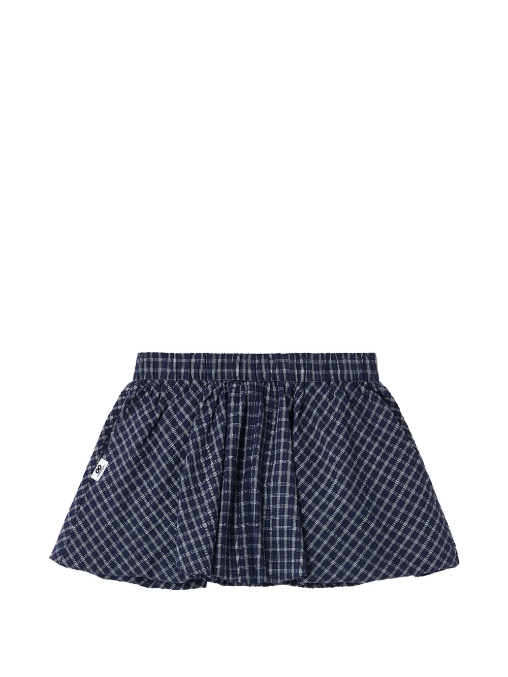 CHOCOOLATE checked mini skirt - Blu