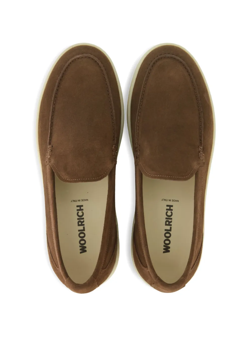 Woolrich Leren loafers Bruin
