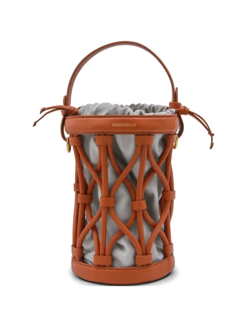 Coccinelle small Koi leather bucket bag