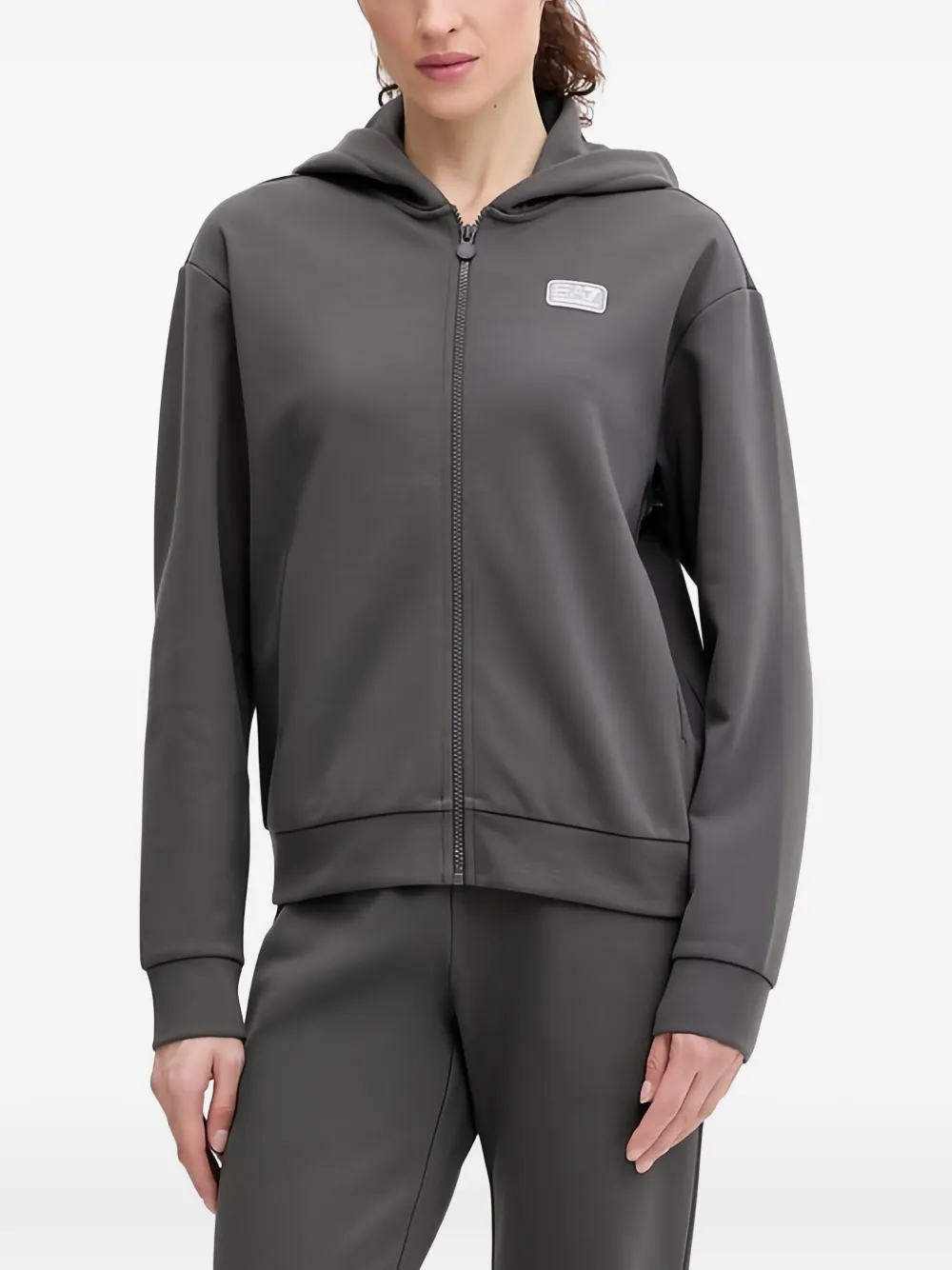 Ea7 Emporio Armani Trainingspak met capuchon en ritssluiting Grijs