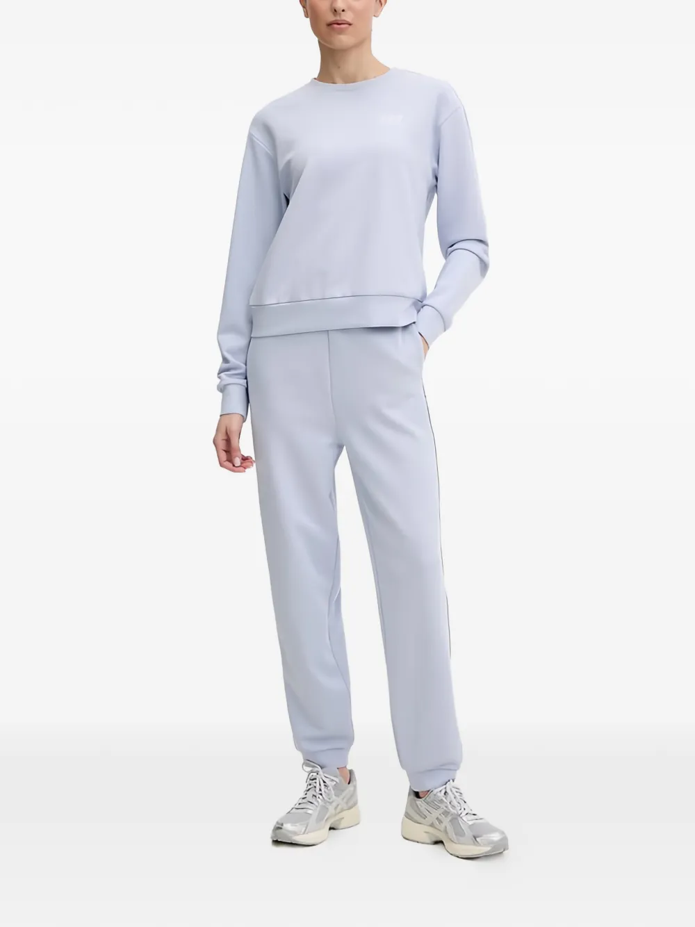 Ea7 Emporio Armani logo tracksuit set - Blu