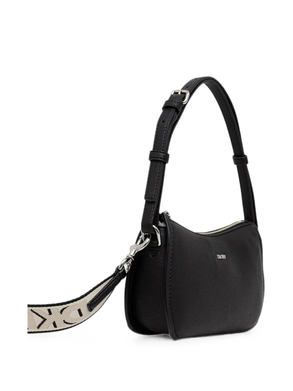 DKNY Nessa schoudertas met rits Zwart
