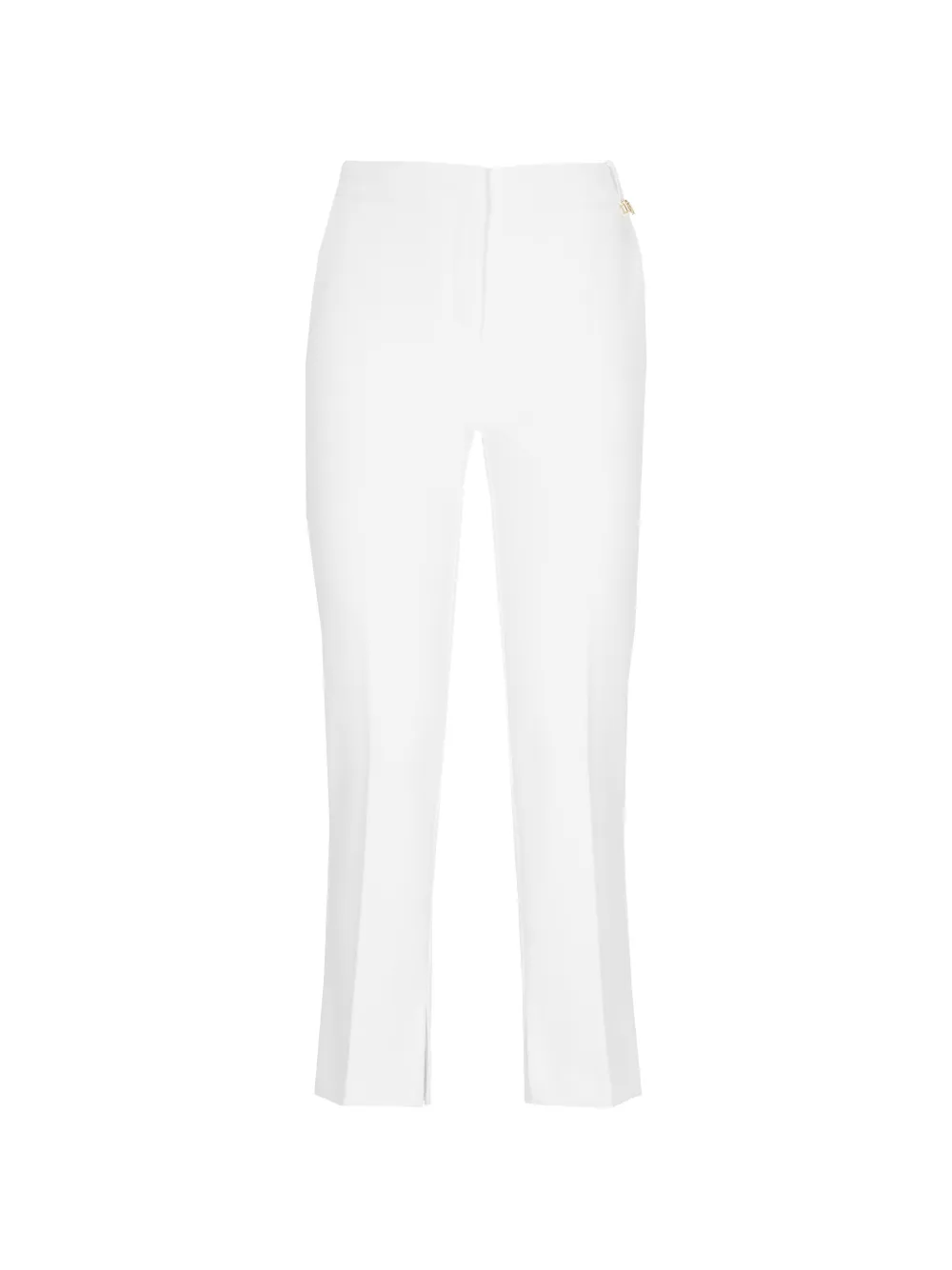 Elisabetta Franchi chain-detail trousers - Bianco