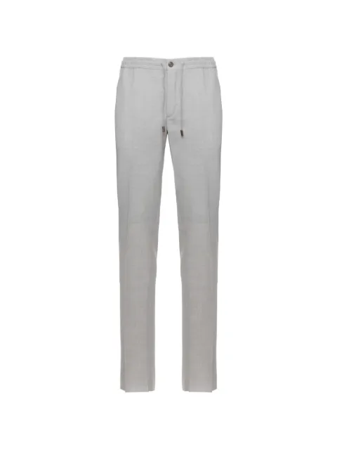 Incotex drawstring straight trousers