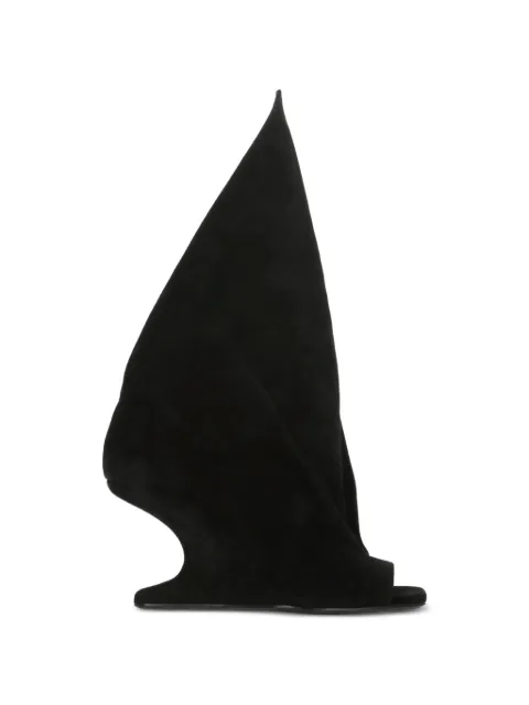 Rick Owens botas para piel con puntera abierta