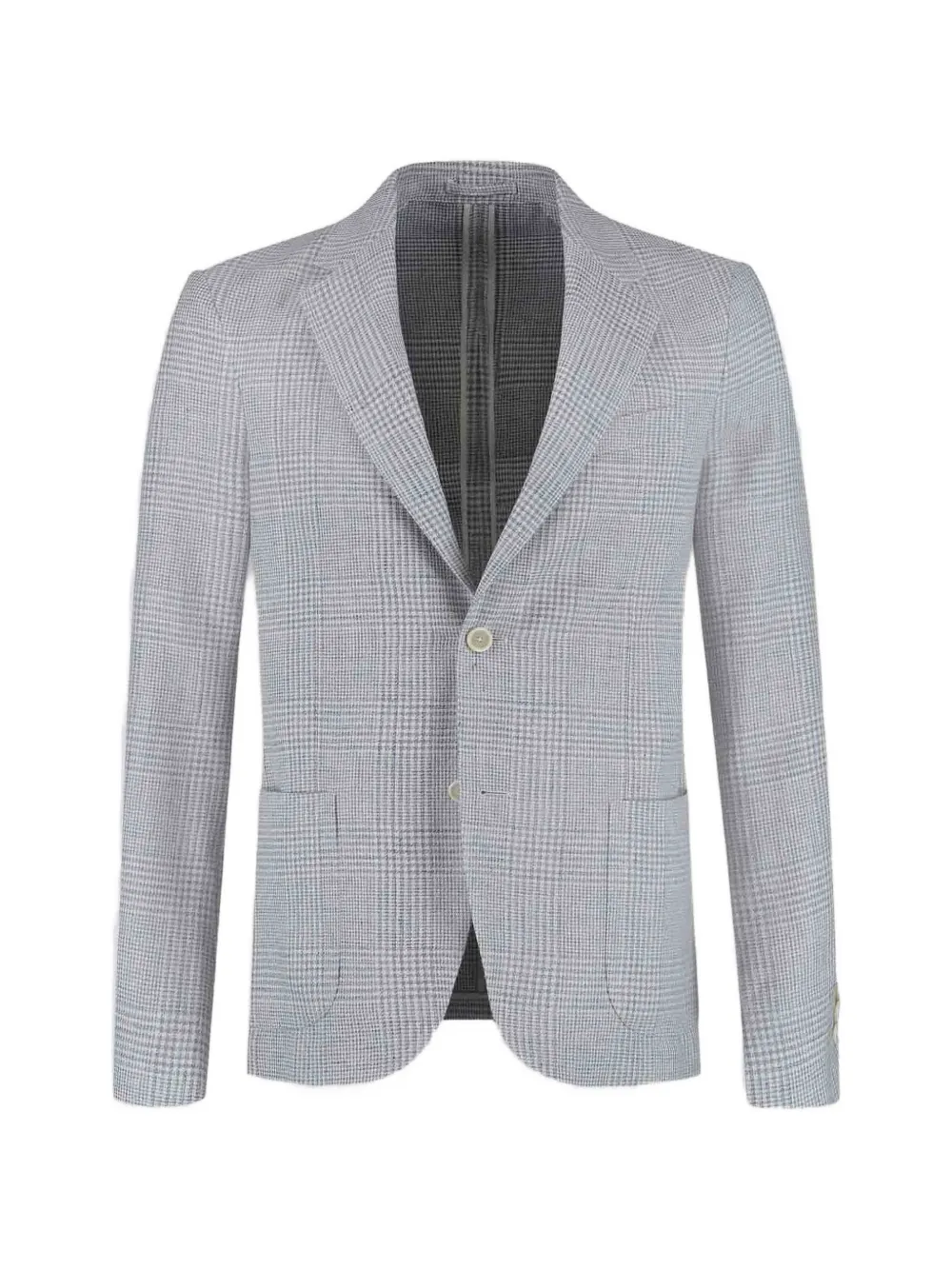 Lardini houndstooth single-breasted blazer - Grey