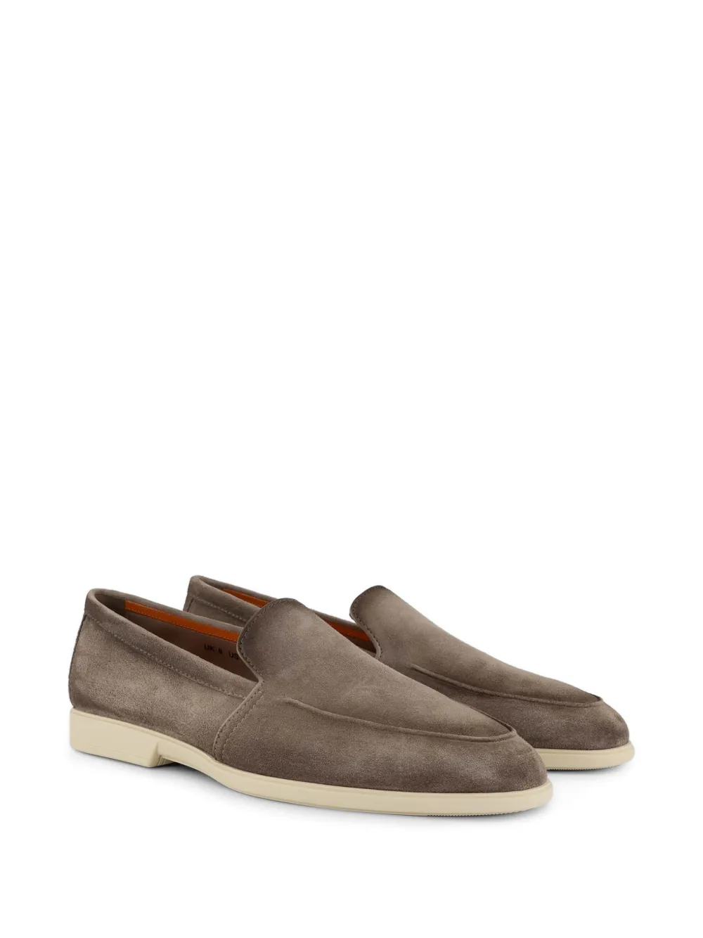 Santoni Loafers met vlakken Bruin