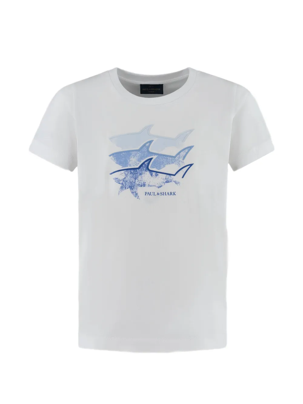 Paul & Shark Junior shark-print T-shirt - Weiß